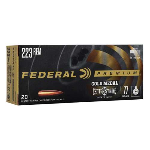Federal Premium Gold Medal CenterStrike OTM Rifle Ammunition 20 Round Box