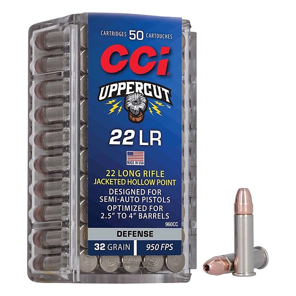 CCI Uppercut JHP Rimfire Ammunition
