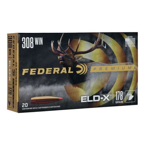 Federal Premium ELD-X Rifle Ammunition 20 Round Box