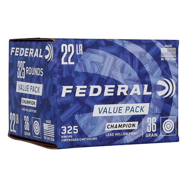 FEDERAL Champion Training Hollow Point Rimfire Ammunition