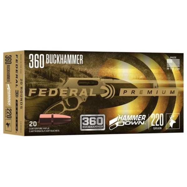FEDERAL HammerDown Rifle Bonded Soft Point Rifle Ammunition