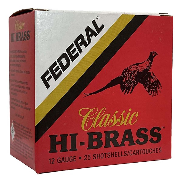 FEDERAL Scheels Exclusive HI-BRASS Retro Upland Lead 12 Gauge Shotshells