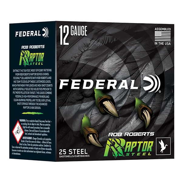 FEDERAL Rob Roberts Raptor Steel 12 Gauge Shotshells