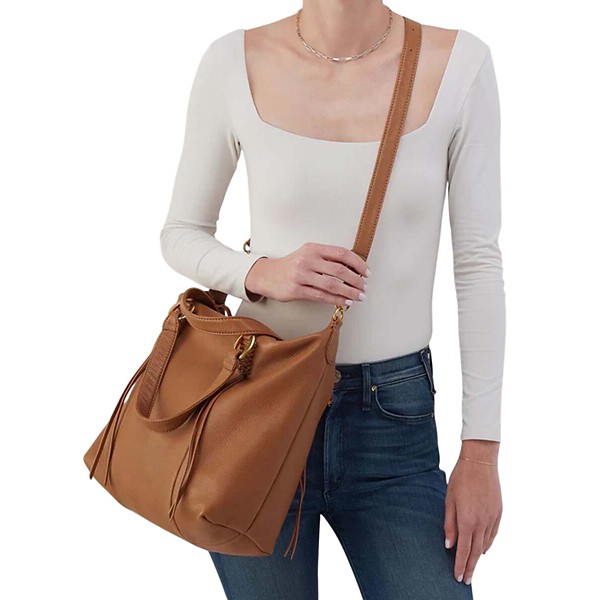 HOBO Harley Satchel Handbag Warm Honey