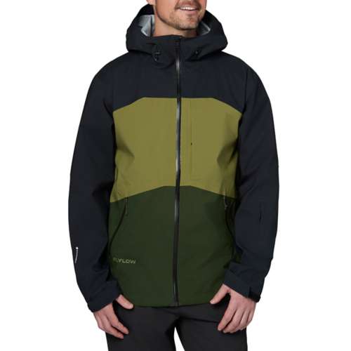 Men's Flylow Malone Hooded Shell Ringer jacket