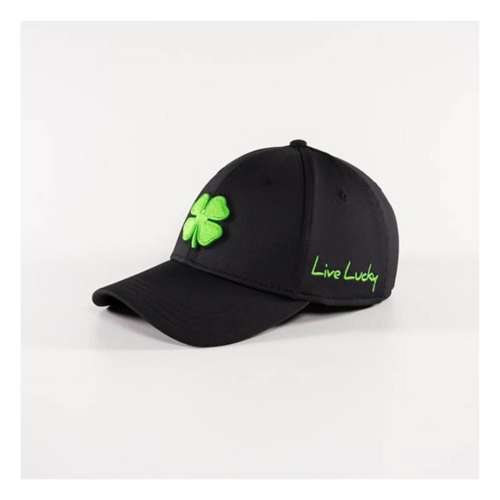 Arkansas Razorbacks Black Clover "Live Lucky" Fitted Cap Hat L/XL 