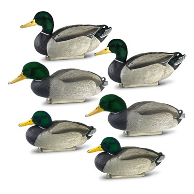 DOA Decoys Cowboy Pack Flocked Mallards 6 pack