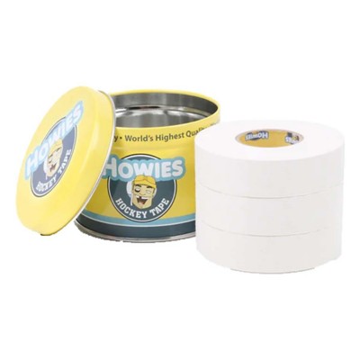 Howies Hockey Tape - 6 White Cloth & 6 Clear Shin Pad And Free Tape TIN...