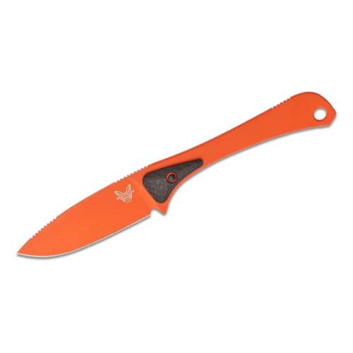 Adventure Medical Stoke Pivot Knife and Saw Black/Orange TPR Handle 420  Plain Edge AD01401018