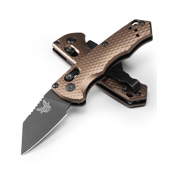BENCHMADE KNIFE COMPANY Benchmade Partial Auto Immunity Flat Dark Earth Automatic Knife