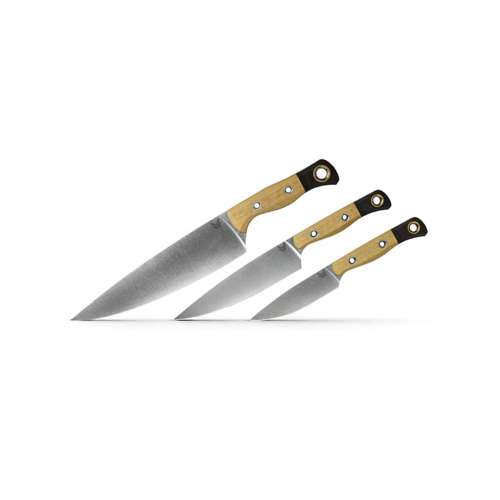 Benchmade Knife Company 3 Piece Maple Valley Knife Set Kitchen