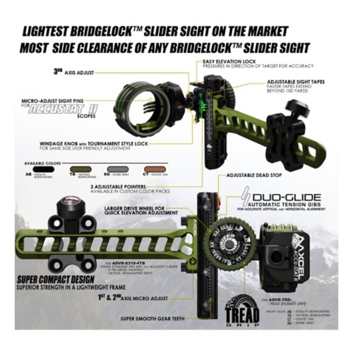 Axcel Archery Driver Adjustable Bow Sight