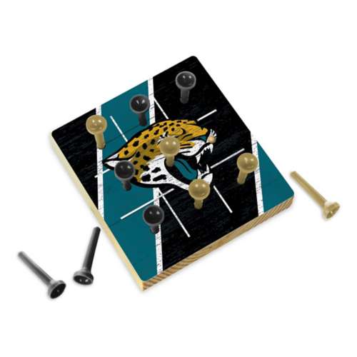 Rico Industries Jacksonville Jaguars Wooden Travel Sized Tic Tac Toe Game