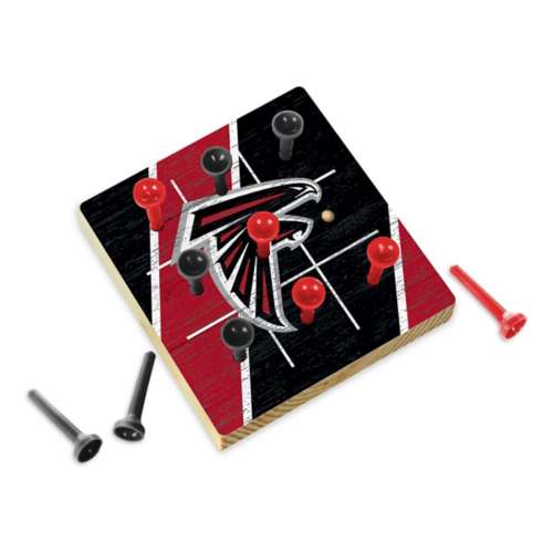 Rico Industries Atlanta Falcons Wooden Travel Sized Tic Tac Toe Game
