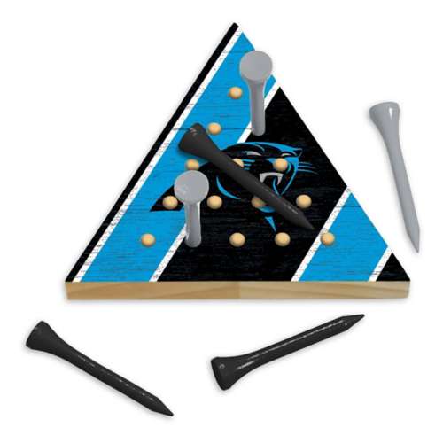Rico Industries Carolina Panthers Wooden Travel Sized Pyramid Game