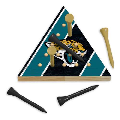 Rico Industries Jacksonville Jaguars Wooden Travel Sized Pyramid Game