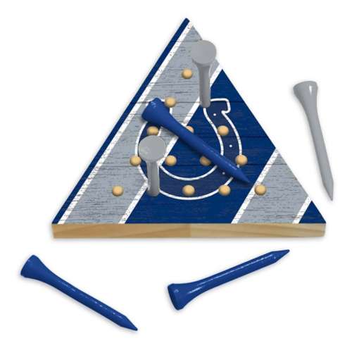 Rico Industries Indianapolis Colts Wooden Travel Sized Pyramid Game