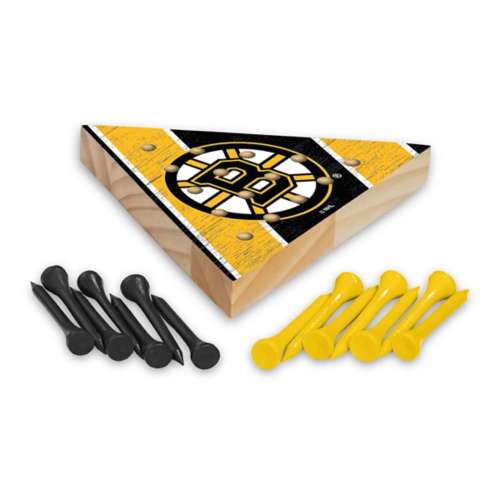 Rico Industries Boston Bruins Wooden Travel Sized Pyramid Game