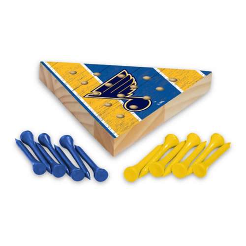 Rico Industries St. Louis Blues Wooden Travel Sized Pyramid Game