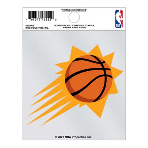 Rico Industries Phoenix Suns Cling Decal - Primary Image