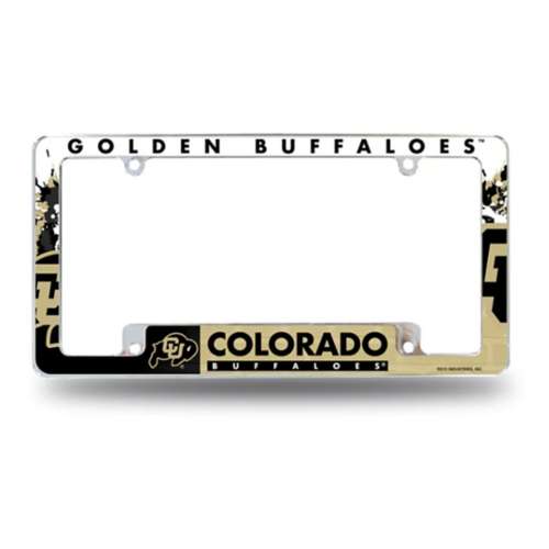 Colorado Buffaloes All Over Chrome Frame