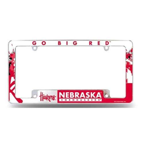 Rico Industries Nebraska Huskers Metal License Plate