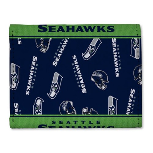 Rico Industries Seattle Seahawks Canvas Trifold Wallet