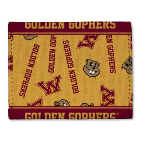 Rico Industries Minnesota Golden Gophers Canvas Trifold Wallet