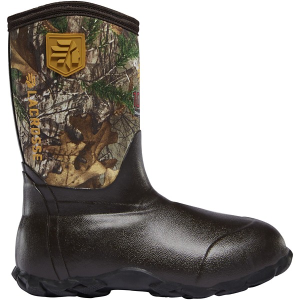 LACROSSE FOOTWEAR Kids' LaCrosse Lil' Alpha Lite Waterproof Boots Outdoor Little