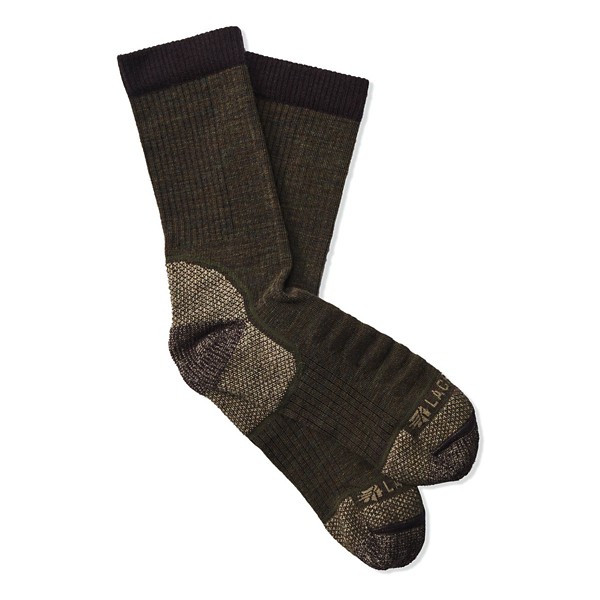 LACROSSE FOOTWEAR Men's  Lightwweight Copper Crew Hunting Socks   Singles