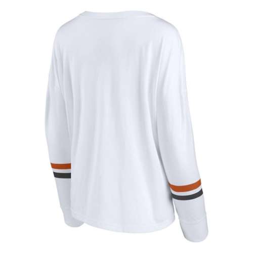 Women's Phoenix Suns Fanatics Branded White Hang Time Plus Size V-Neck T- Shirt