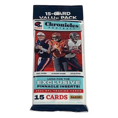 2021 Panini NFL Chronicles 15 Trading Card Value Pack