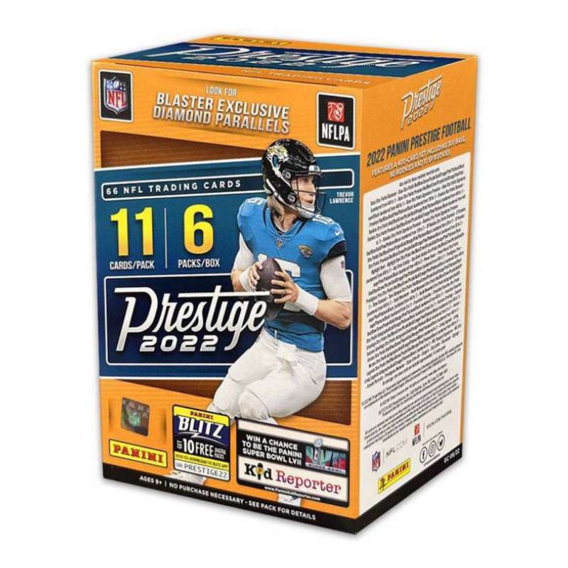 Panini 2022 NFL Prestige Football Trading Card Blaster Box