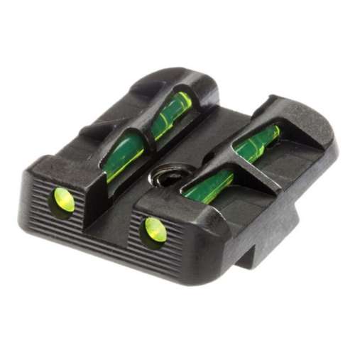 HIVIZ LiteWave Fiber Optic Rear Sight for Springfield Armory XD pistols.