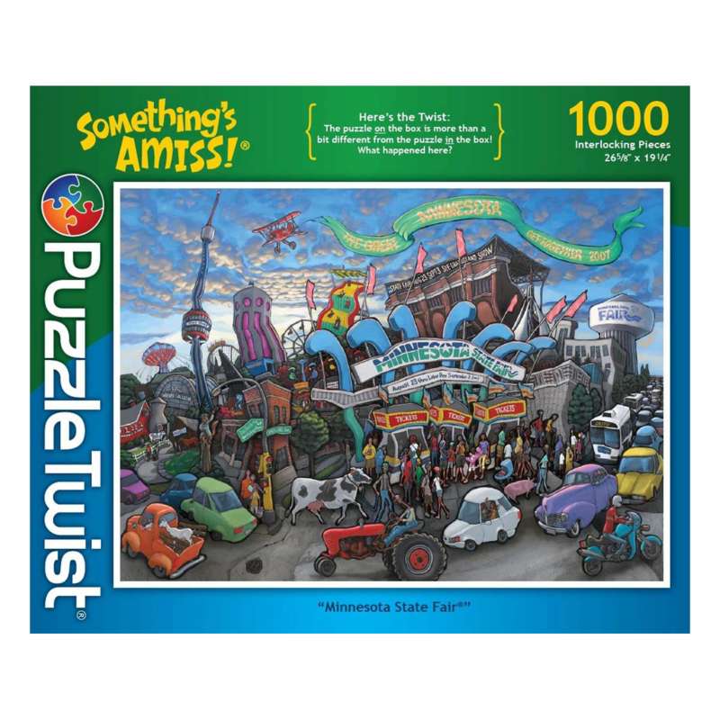 Puzzle Twist Minnesota State Fair 1000 Piece Puzzle
