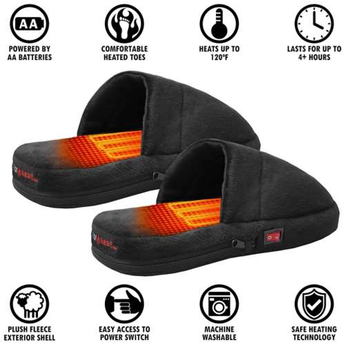 Adult ActionHeat AA Battery Heated Slippers