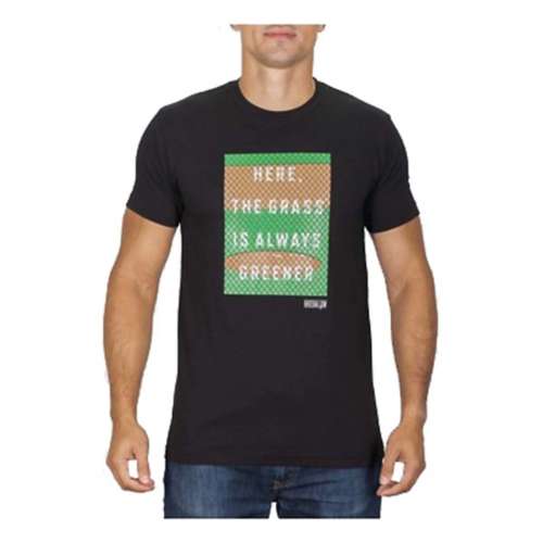 Men's Baseballism Grass Is Greener Baseball T-Shirt