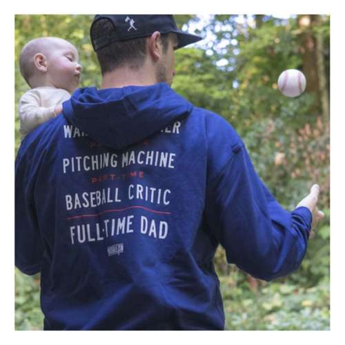Men's Baseballism Full-Time Dad Hoodie