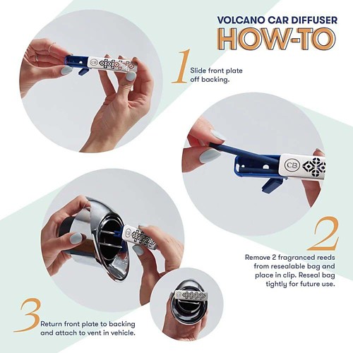 Capri Blue Car Diffuser + Refill - Primary Image
