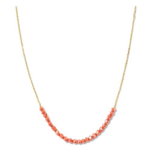 Splendid Iris Delicate Crystal Accented Necklace
