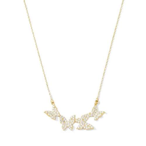 Splendid Iris Fly Away With Me Butterfly Necklace