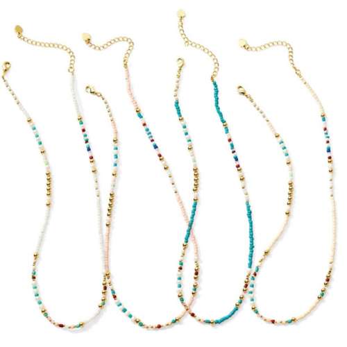 Splendid Iris ASSORTED Beads Necklace