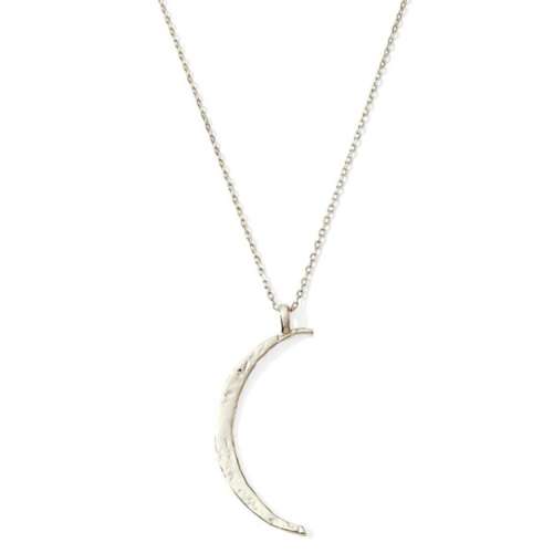 Splendid Iris Gilded Moon Necklace