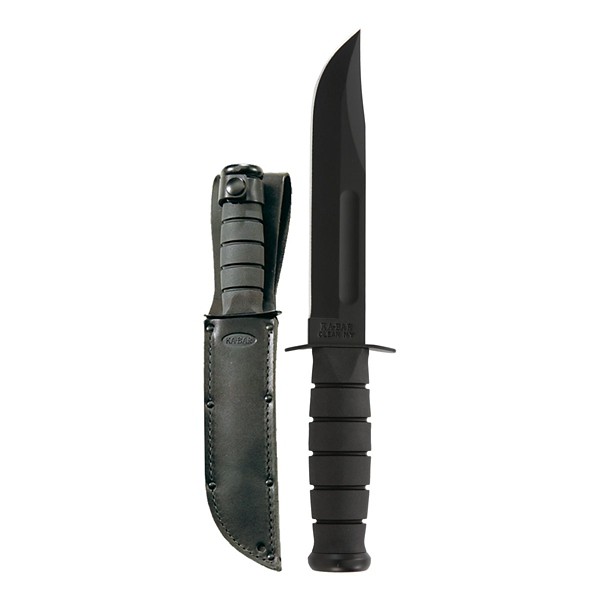 KA-BAR KNIVES Ka-Bar 1211 Black Fighting Straight