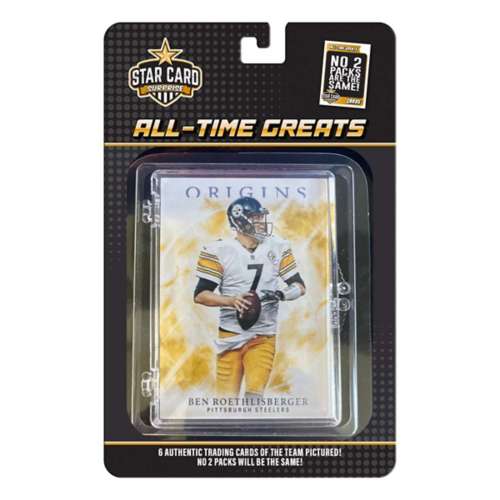 Star Card Surprise Pittsburgh Steelers All Time Greats 6pk Trading Cards