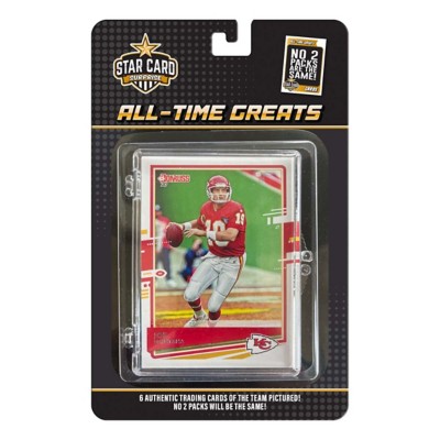 Star Card Surprise Kansas City Chiefs All Time Greats 6pk Trading Cards