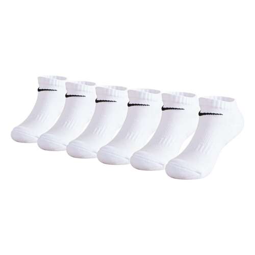 Kids' Nike Dri-FIT Performance Cushioned 6 Pack No Show Socks