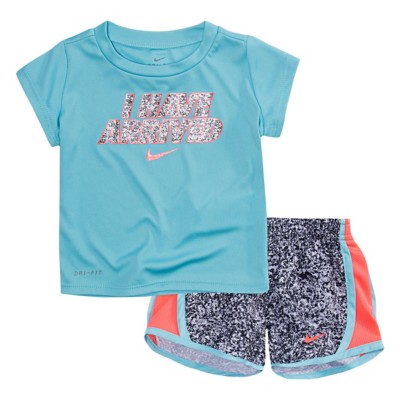 infant nike shorts set