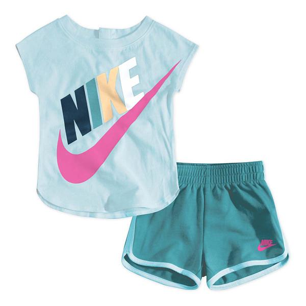 Infant Girls' Nike Futura Logo TShirt Set
