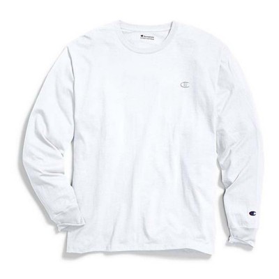 champion men's classic jersey long sleeve tee